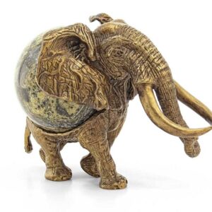 Бронзовая статуэтка слон