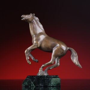 Бронзовая статуэтка Лошадка на подставке