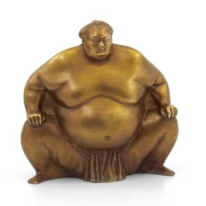 Бронзовая статуэтка Борец сумо